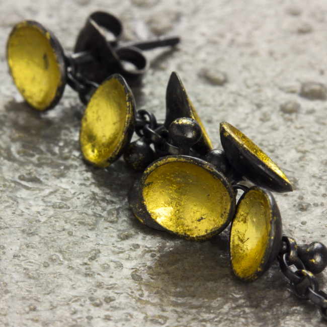 Cluster Drop Earrings by Jenifer Wall