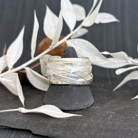 1mm Sterling Silver Wrap Ring