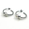 Jenifer Wall Cluster Hoop Earrings with 5 mini pods