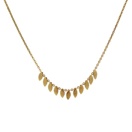 Icarus Short Necklace in gold vermeil