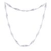 Full Shard silver necklace by alice Barnes