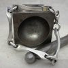 Silver wave bracelet by Chris Hawkins