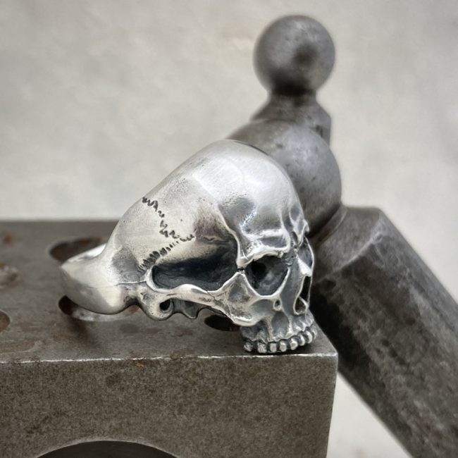 Silver Skull ring by Chris Hawkins
