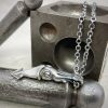 Silver Squid necklace by Chris Hawkins