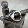 Silver Thorn ring with oxidised detail by Chris Hawkins