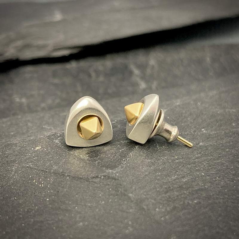 18ct Gold Plated Or Silver Rainbow Stud Earrings By Hurleyburley |  notonthehighstreet.com
