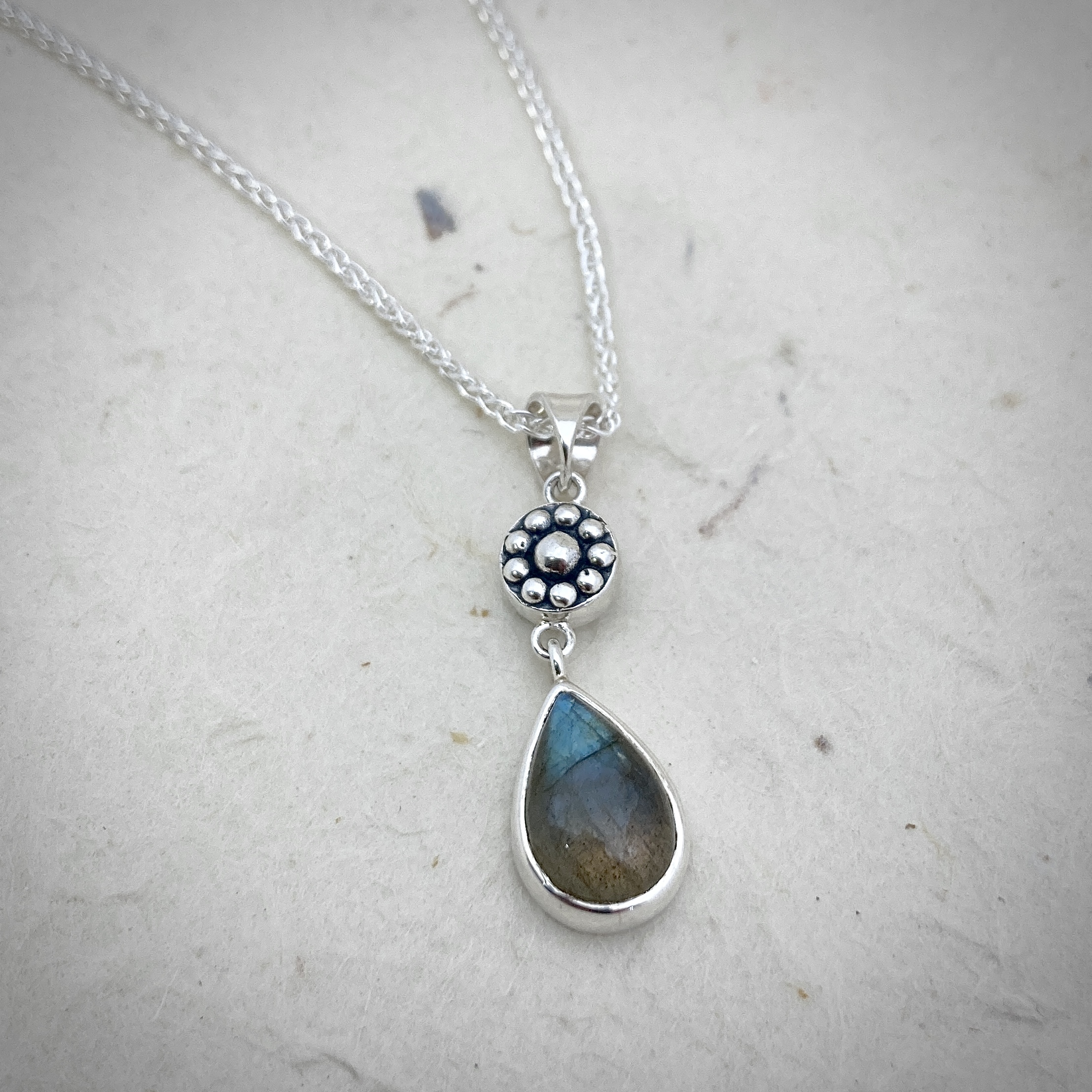 Petite Labradorite Necklace – Small N Simple Jewelry
