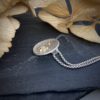 enifer wall reticulated diamond disc necklace WJWa105
