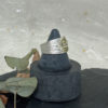 Sterling Silver and 18ct Yellow Gold 'Shower' Raindrops Band - Image 2