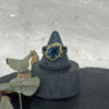 Oxidised Silver & 18ct Yellow Gold 'Scattered' Topaz Ring - Image 2
