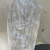 Curb Chain & Pearl Half and Half Necklace - Image 3