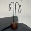 Sterling Silver Large Paperclip Studs - Image 2