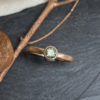 9ct Rose Gold & Green Sapphire Ring