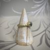 Hammered 18ct Yellow Gold & Sapphire Ring - Image 8