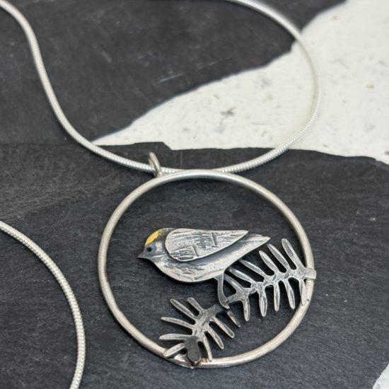 Goldcrest Pendant