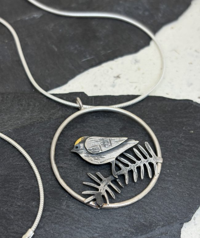 Goldcrest Pendant
