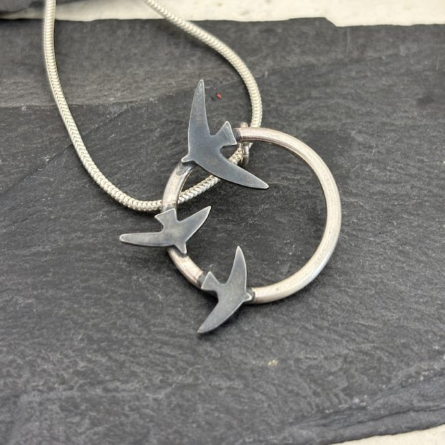 Silver Swift Pendant - Image 2