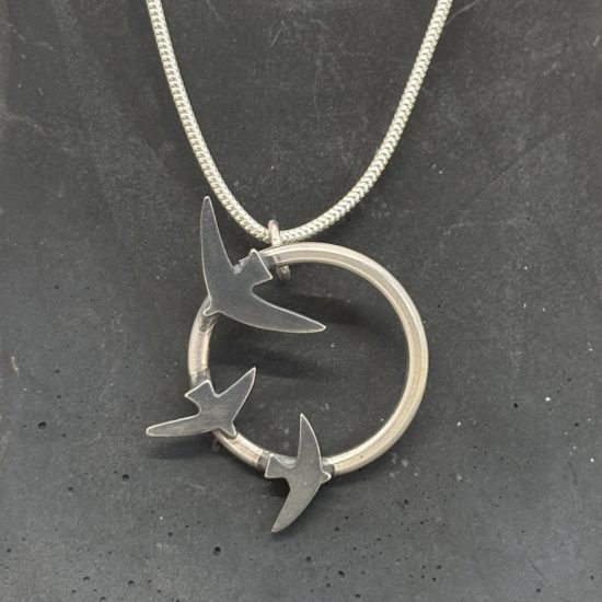 Silver Swift Pendant