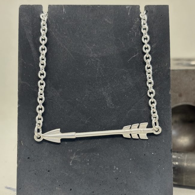 Silver Arrow Necklace - Image 2