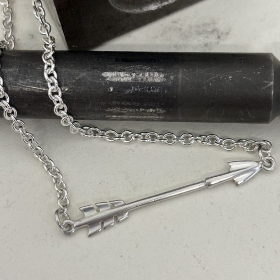 Silver Arrow Necklace